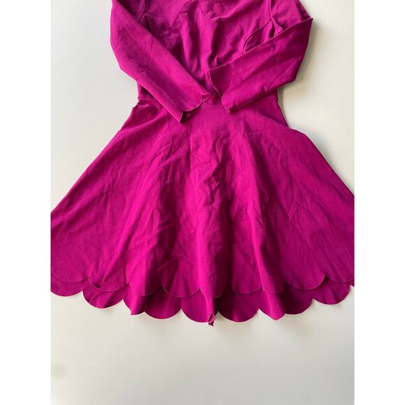 Lulus Cumulonimbus Clouds Magenta Skater Dress Size Small - Picture 4 of 10